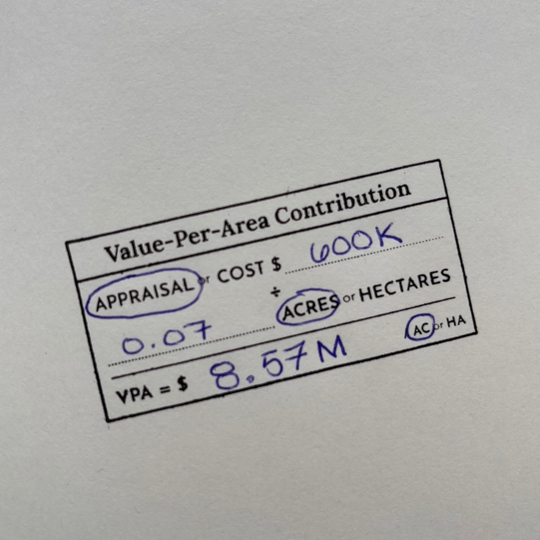 Value-Per-Area Stamp
